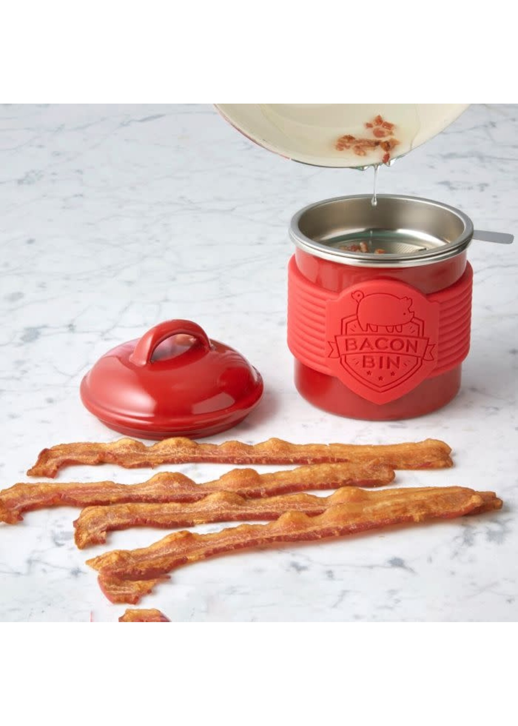 Talisman Bacon Bin Silicone Grease Container