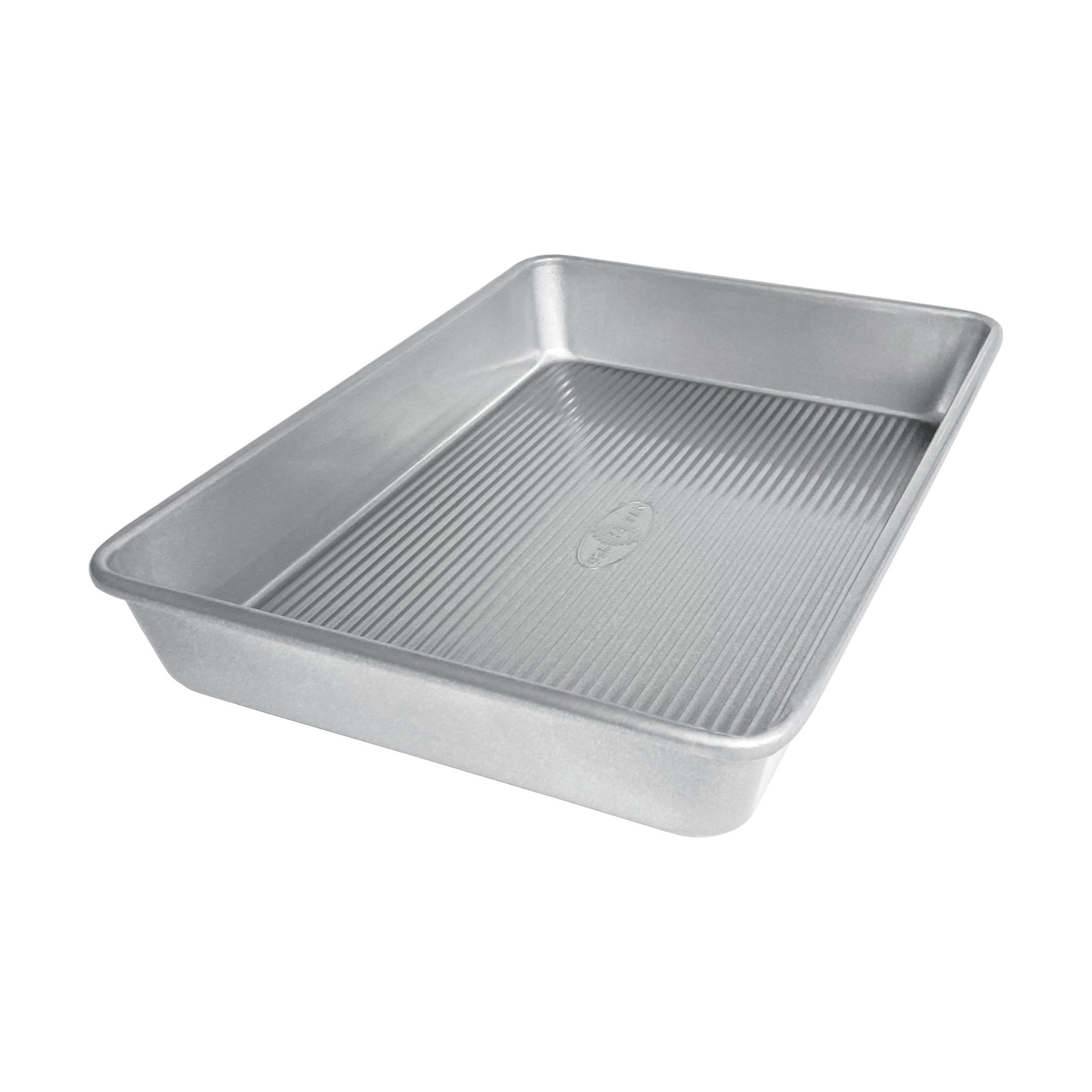 USA Pan Rectangular Cake Pan & Lid Set