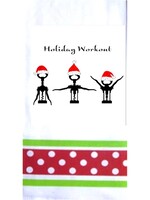Christmas Towel Holiday Workout