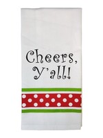 Christmas Towel Cheers Y'all