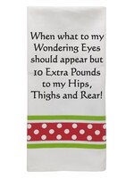Christmas Towel When What To My Wondering Eyes Should Appear