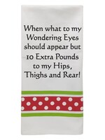 Wild Hare Designs Christmas Towel When What To My Wondering Eyes Should Appear