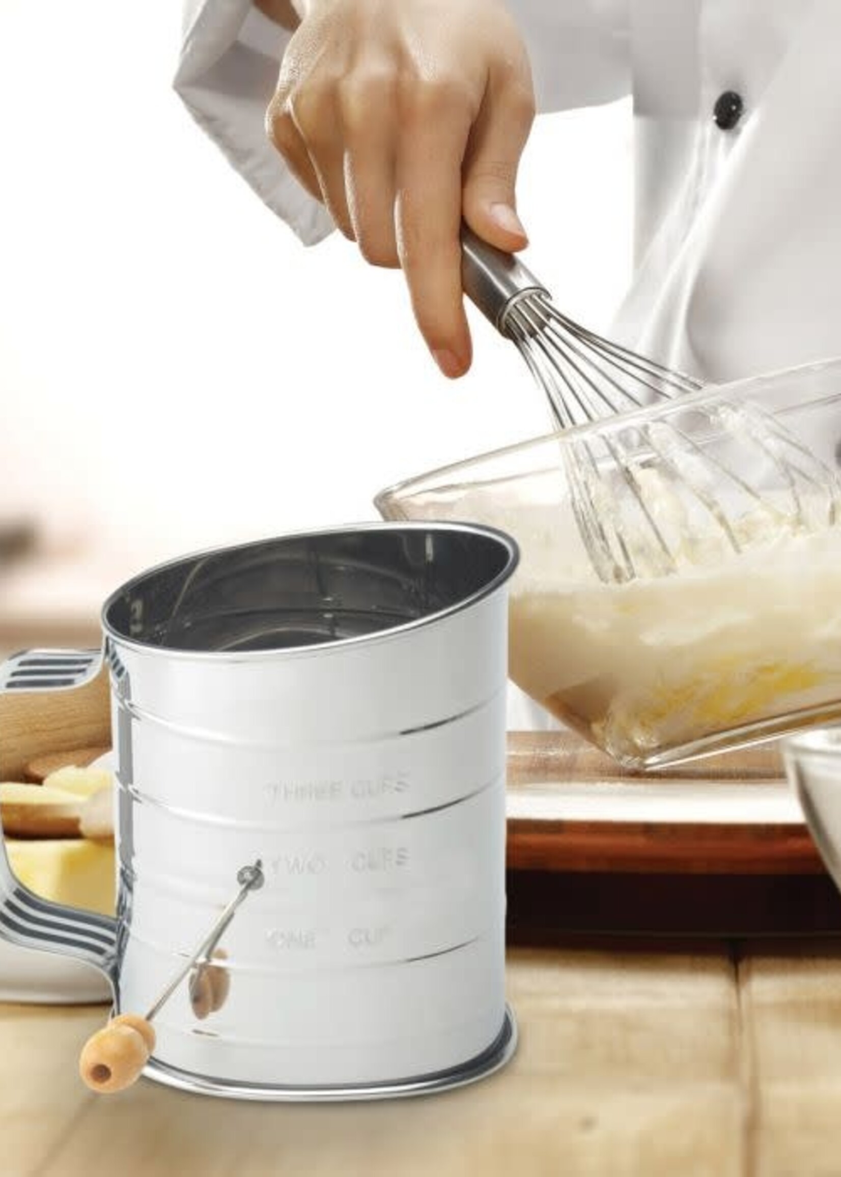Hand Crank Sifter 3c.