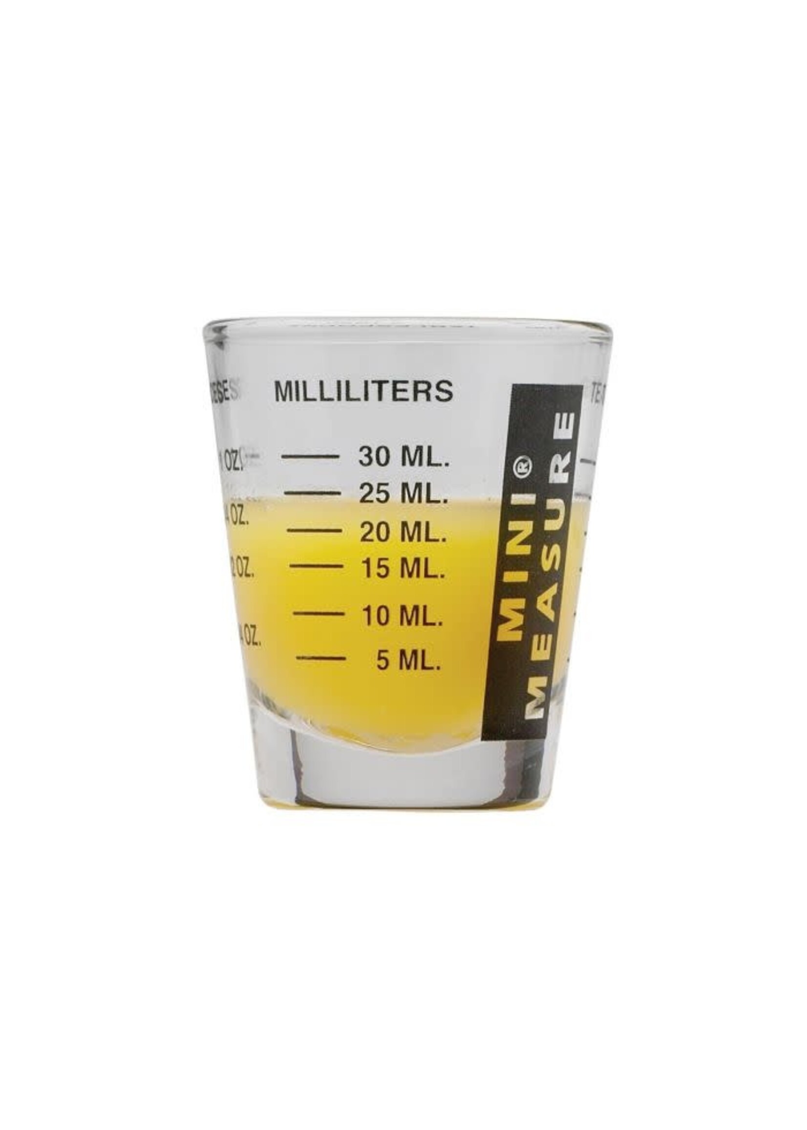 Harold Import 13211BLK Multi-Purpose Mini Measuring Glass, 1 oz, Black