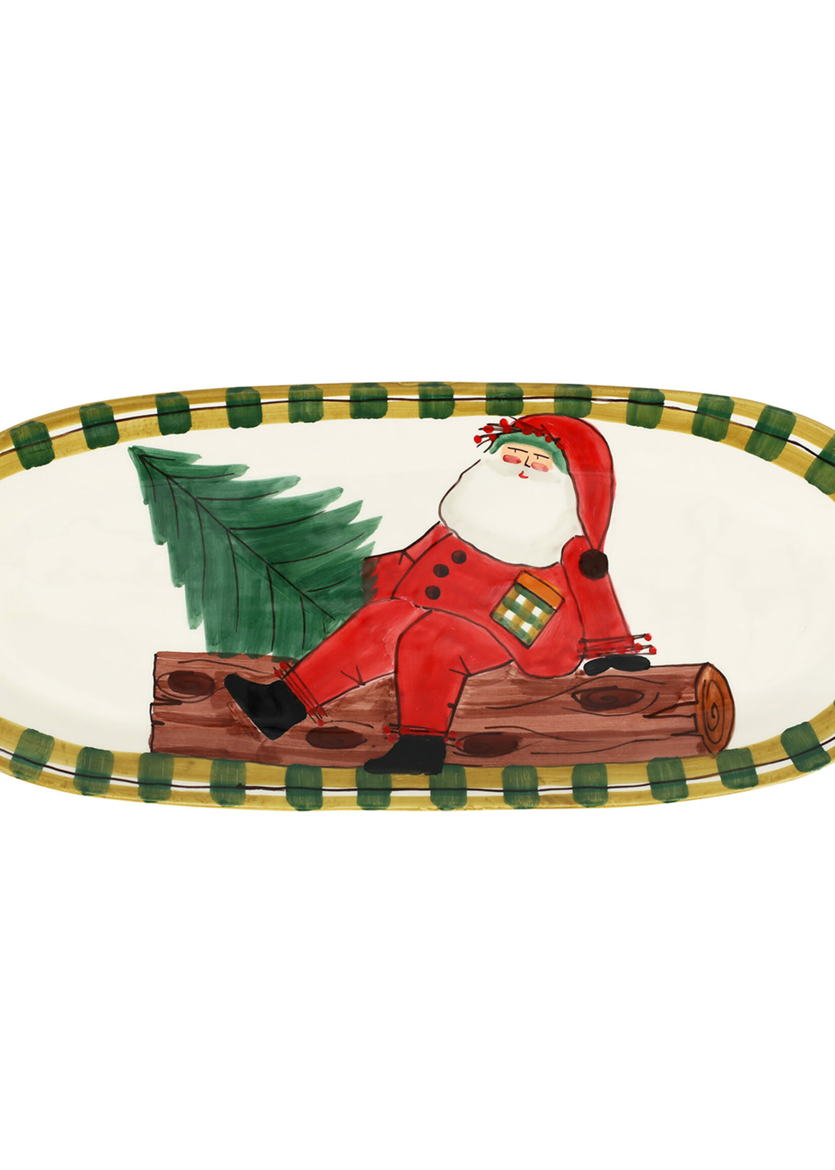 Vietri OSN Large Narrow Oval Platter w/ Retired Price