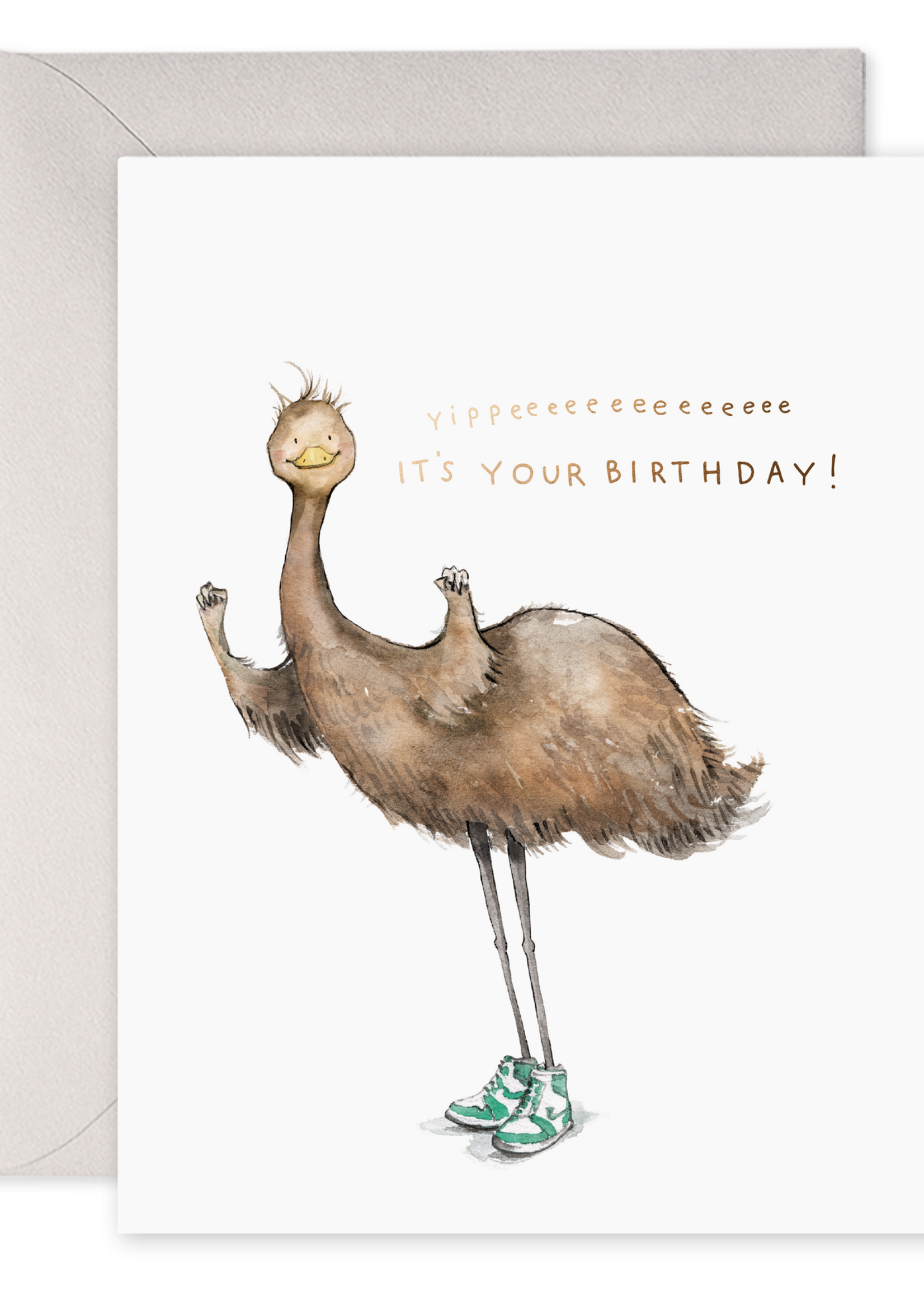 E Frances Paper Emu Birthday