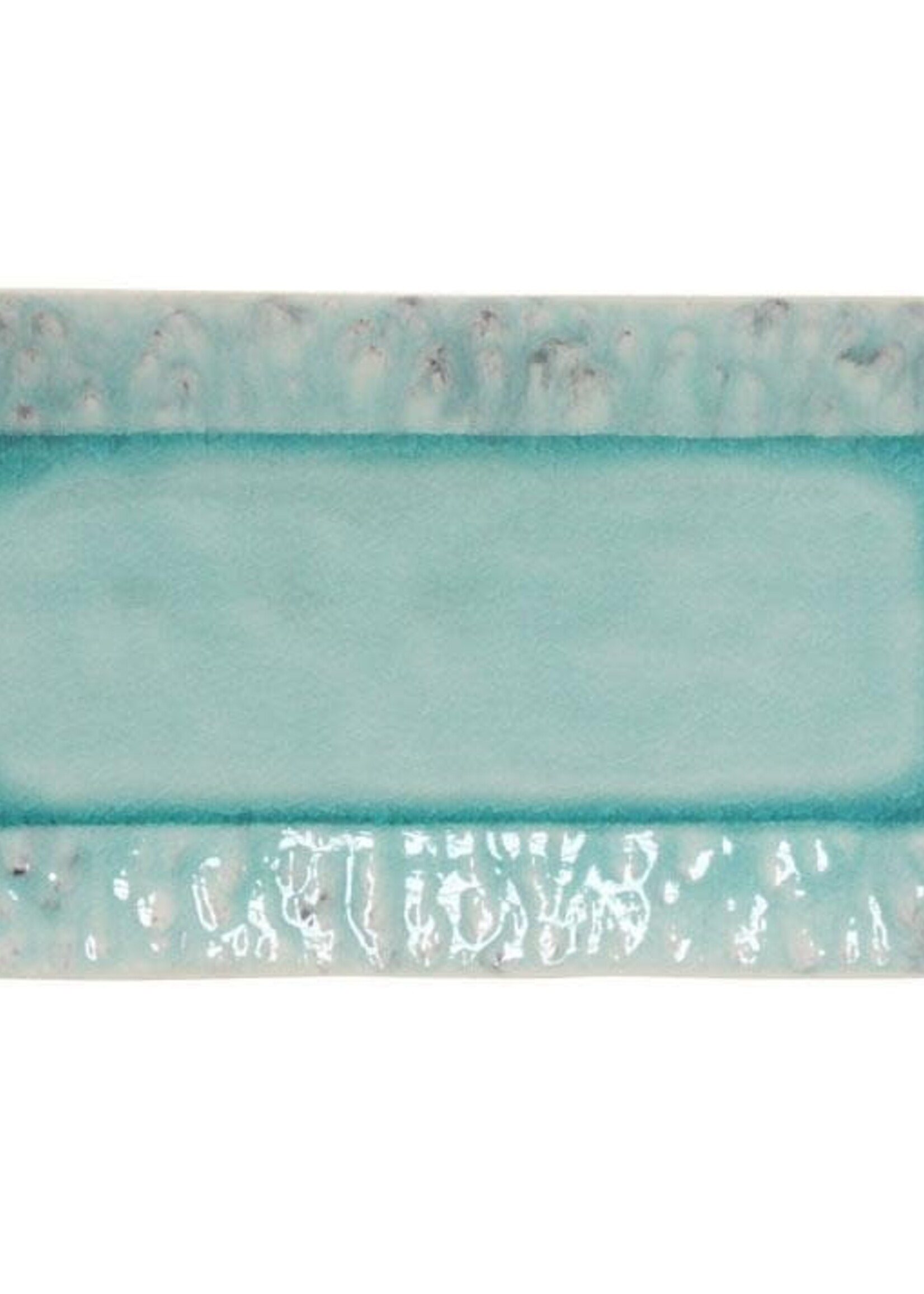 Madeira Blue 13.25" Rectangular Tray