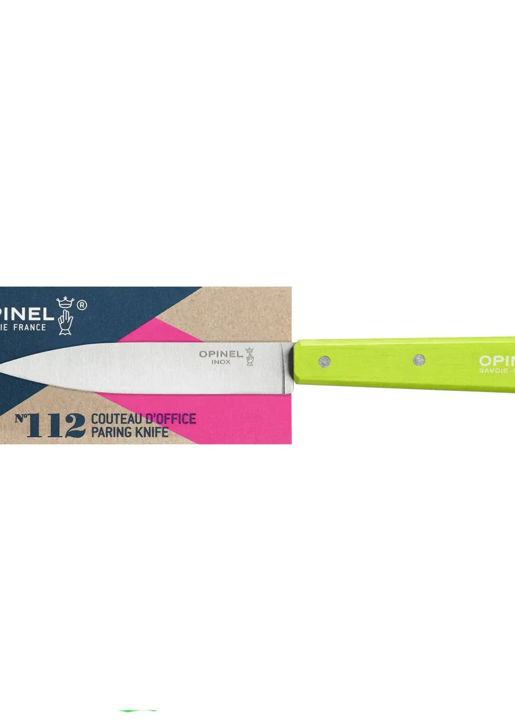 Opinel No. 112 Paring Knife Apple Green