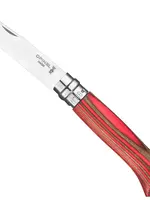 Opinel No. 08 Laminated Birch - Red Folding Knife