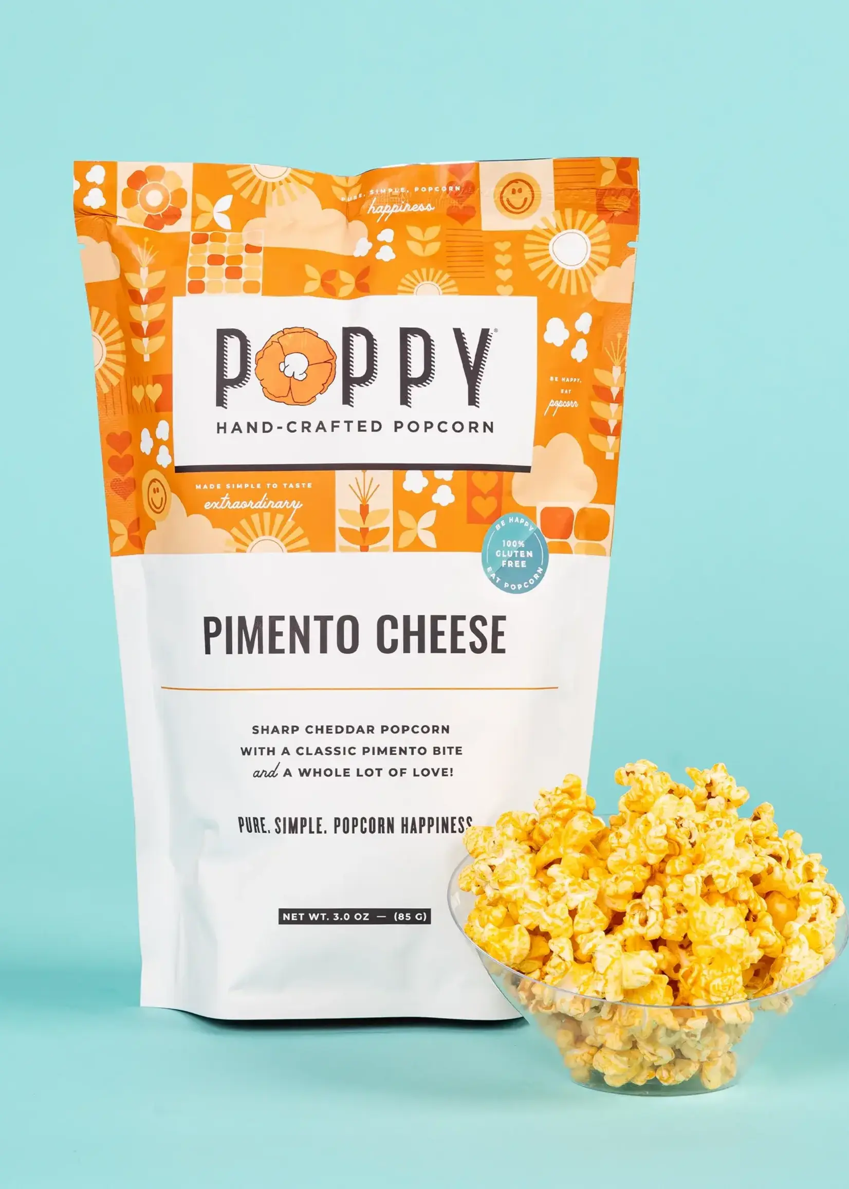 Poppy Handcrafted Popcorn Pimento Cheese Market Bag