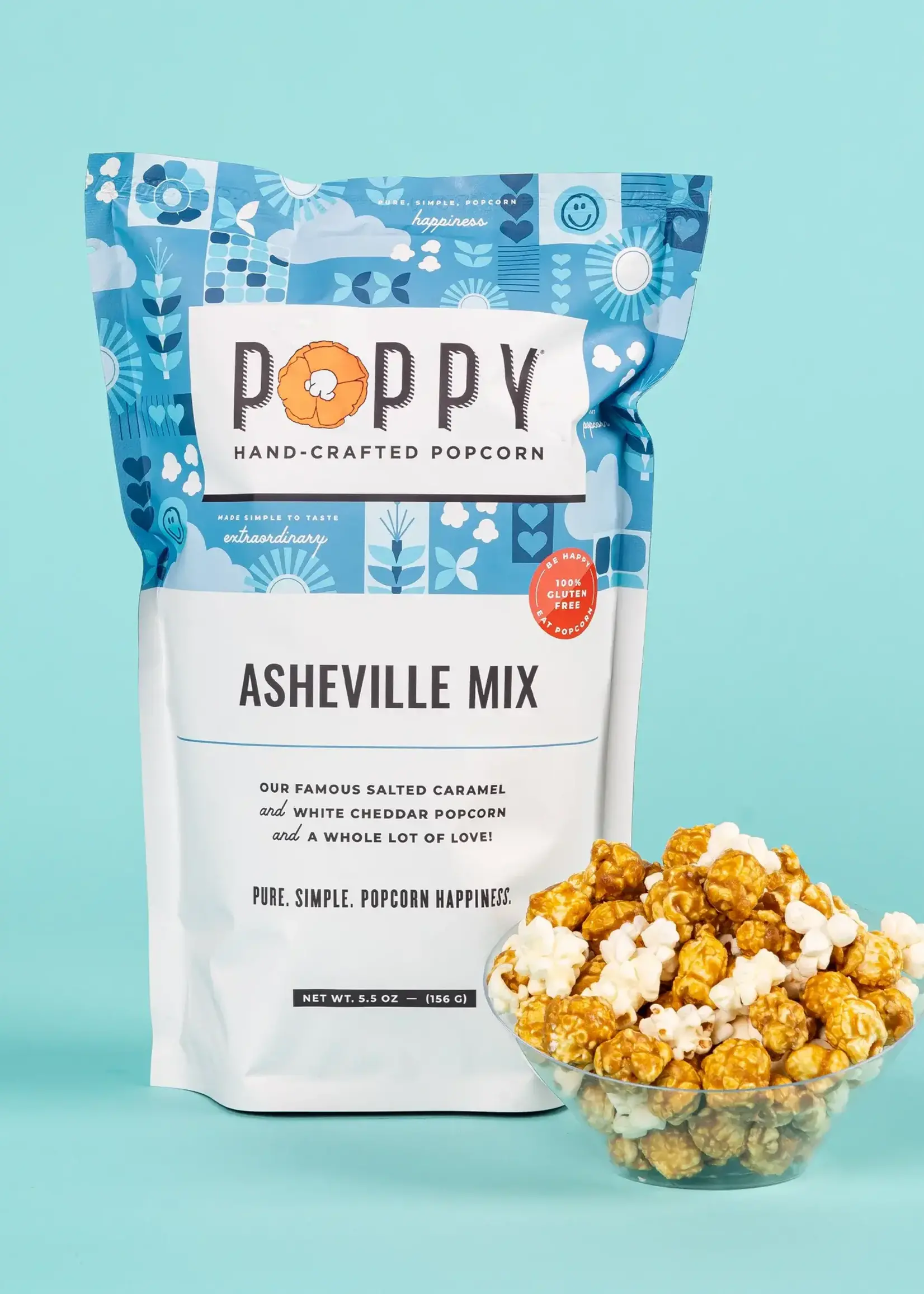 Poppy Handcrafted Popcorn Asheville Mix Market Bag