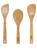 Helen's Asian Kitchen Bamboo 3pc Spoon Set