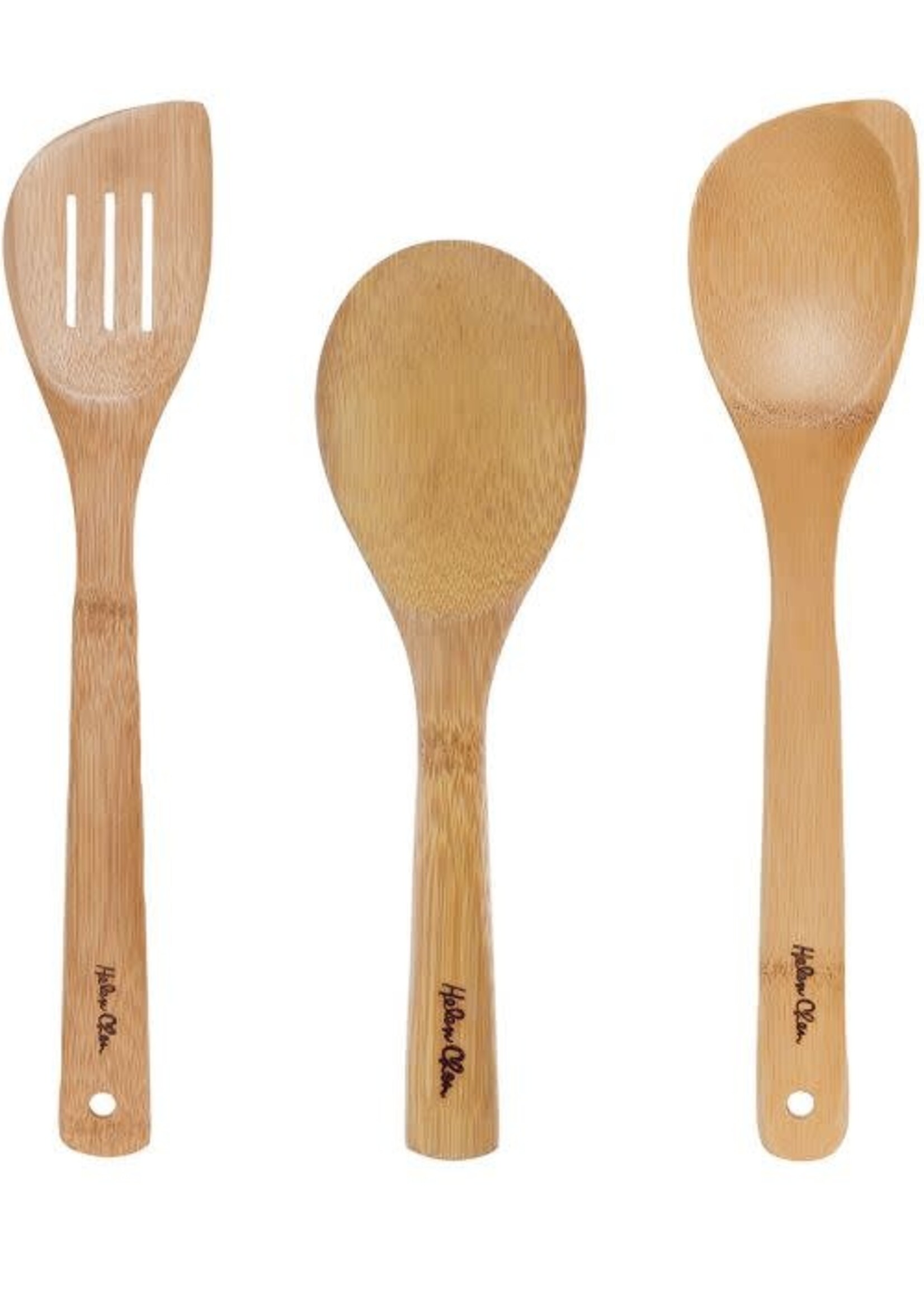 Helen's Asian Kitchen Bamboo 3pc Spoon Set