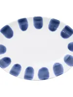 Vietri Santorini Dot Oval Platter