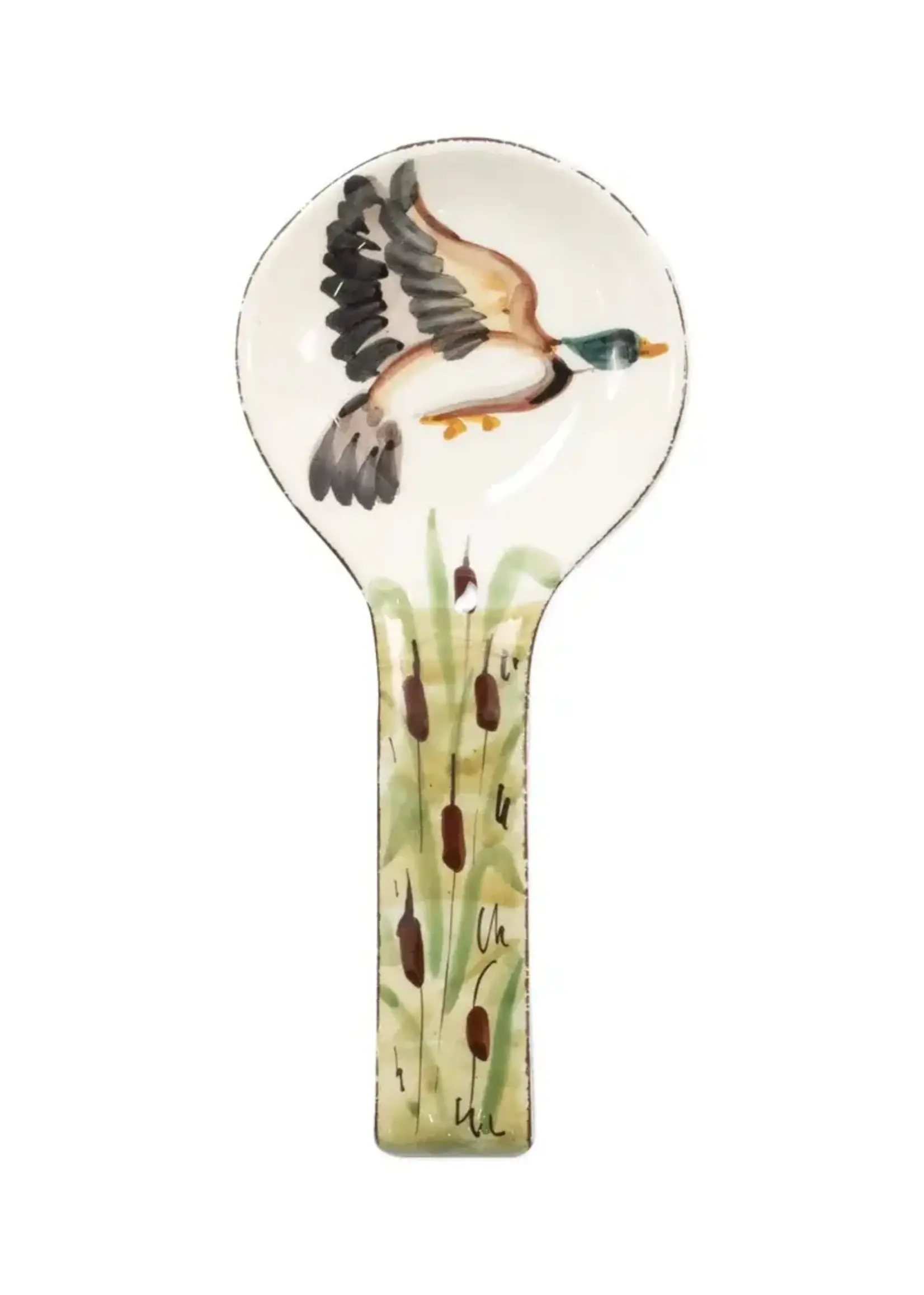 Vietri Wildlife Mallard Spoon Rest