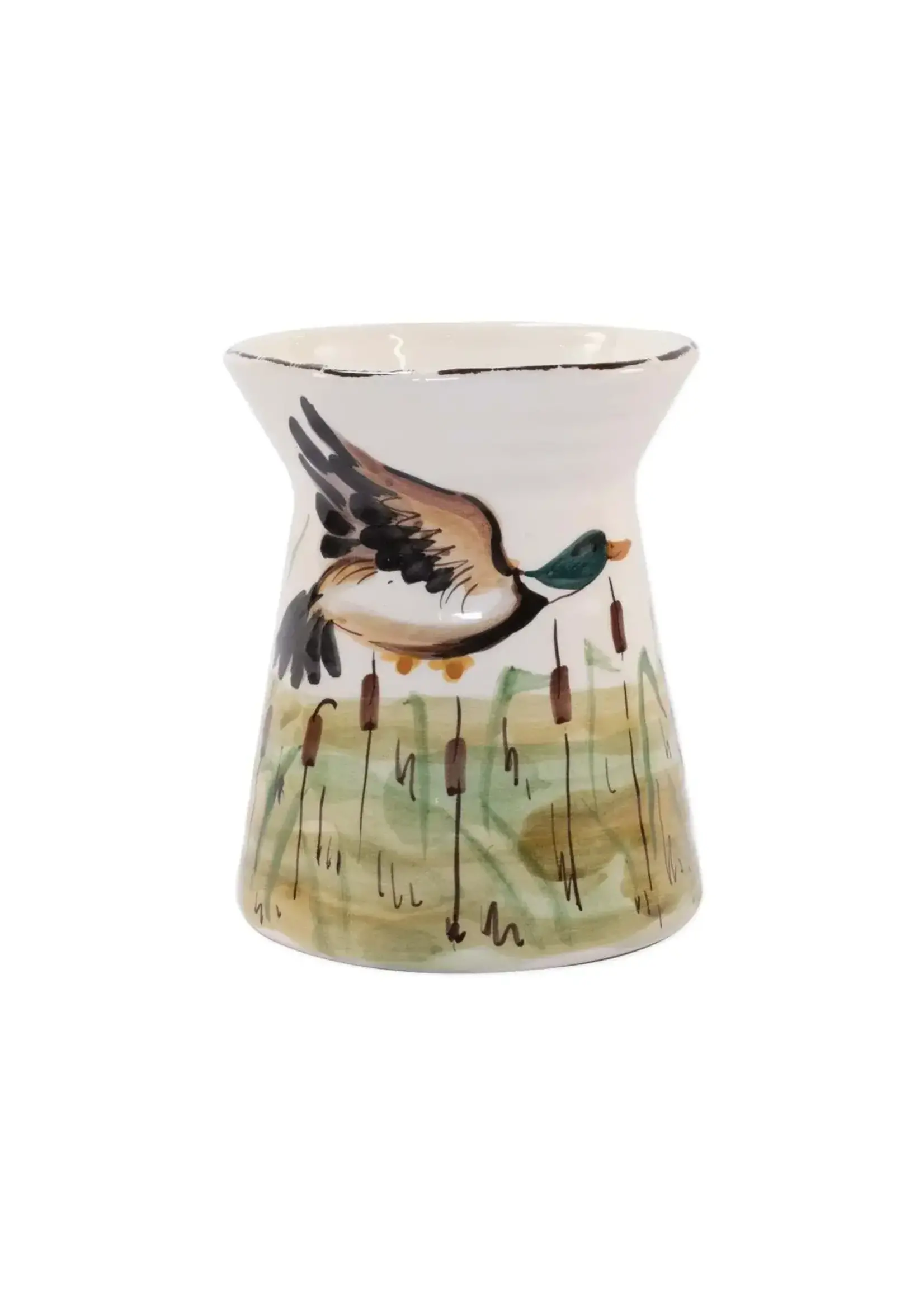 Vietri Wildlife Mallard Utensil Holder