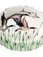 Vietri Wildlife Mallard Large Oval Platter Retired 2024