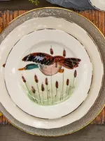 Vietri Wildlife Mallard Salad Plate