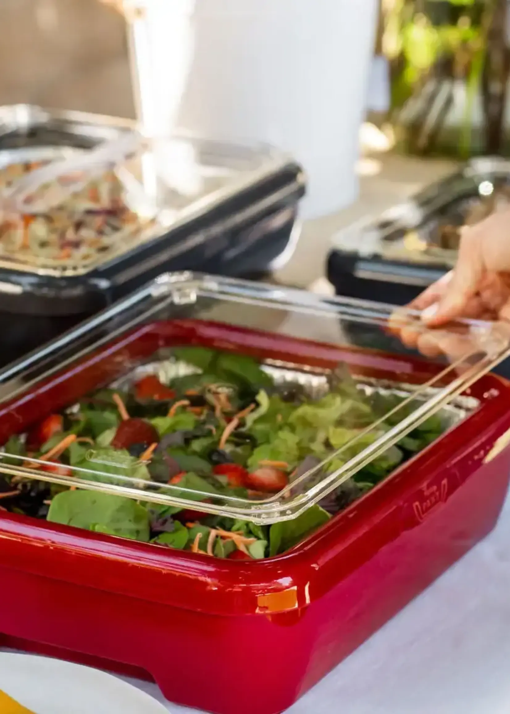 Classic Red "Half Size" Foil Pan Holder