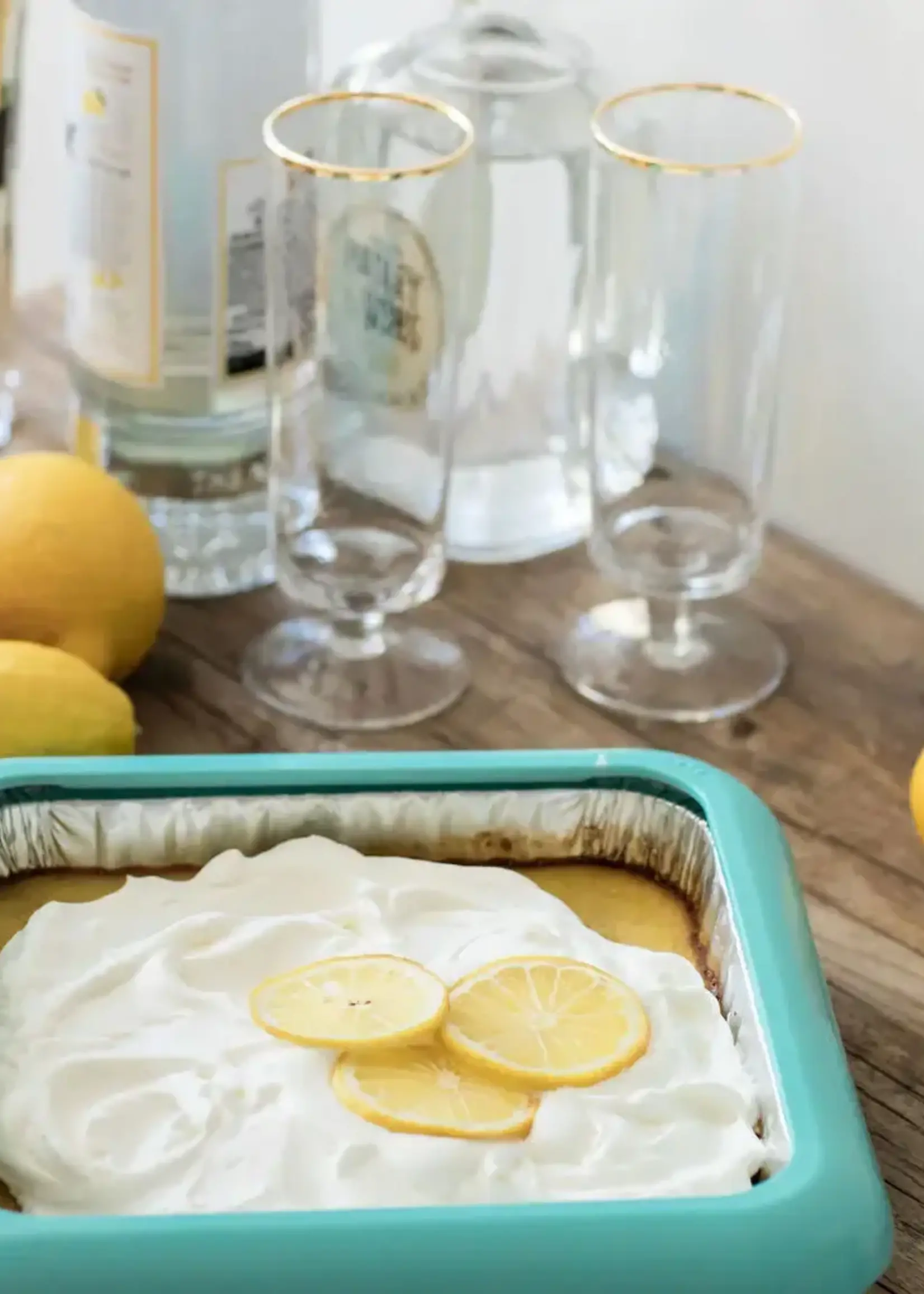 Square Set - 8x8 Pan Frame w/ Lid & Serving Spoon - Aqua