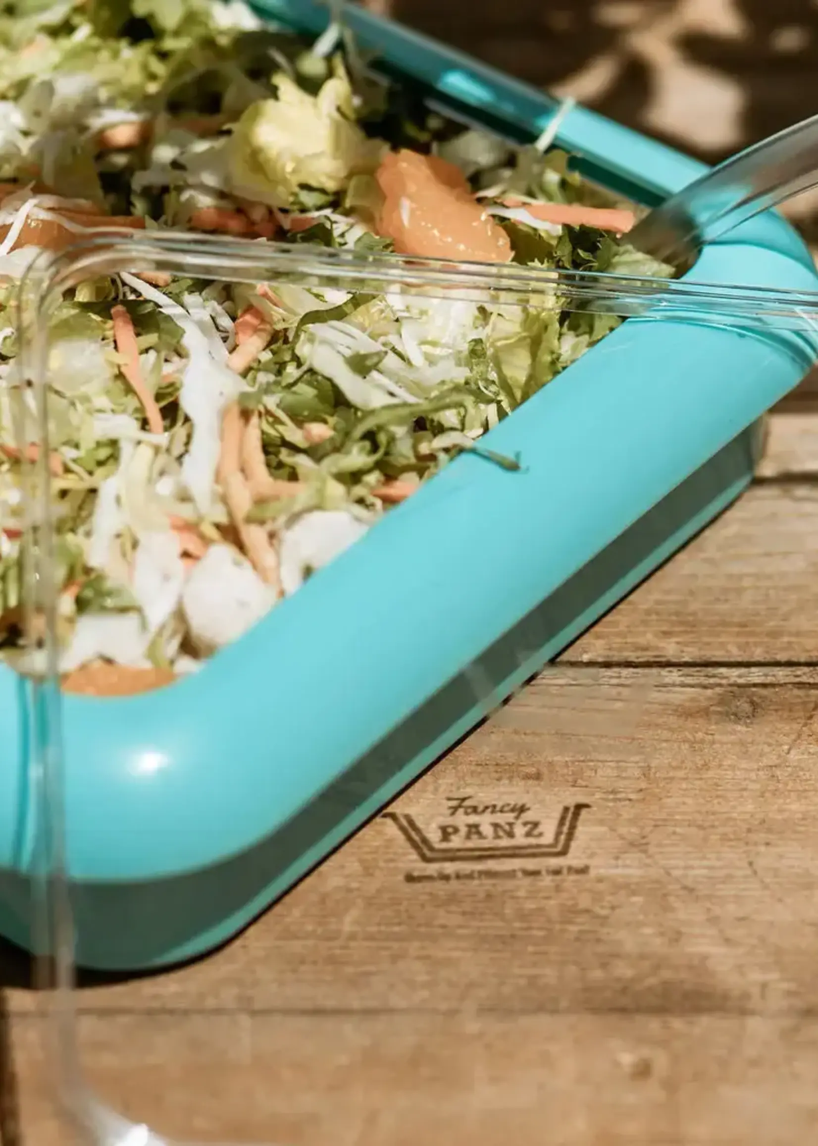 Square Set - 8x8 Pan Frame w/ Lid & Serving Spoon - Aqua