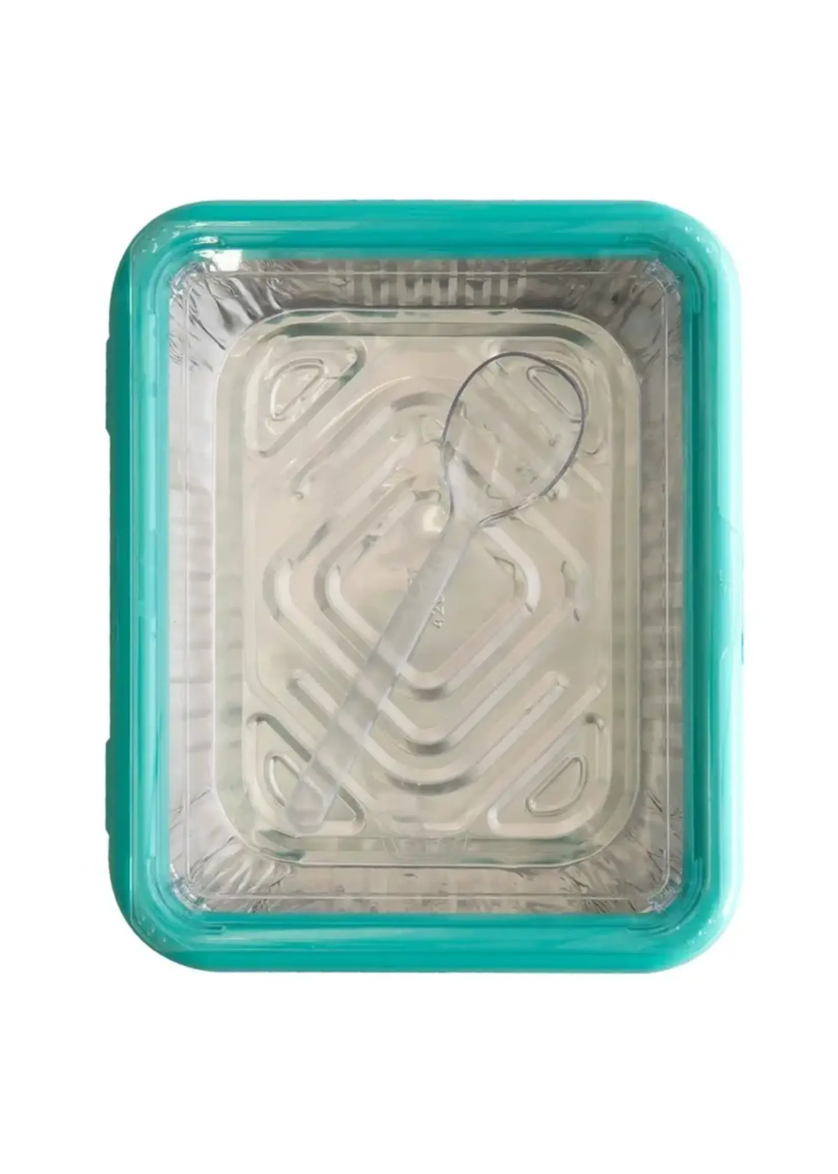 Classic Set - Pan Frame w/ Lid & Serving Spoon - Aqua