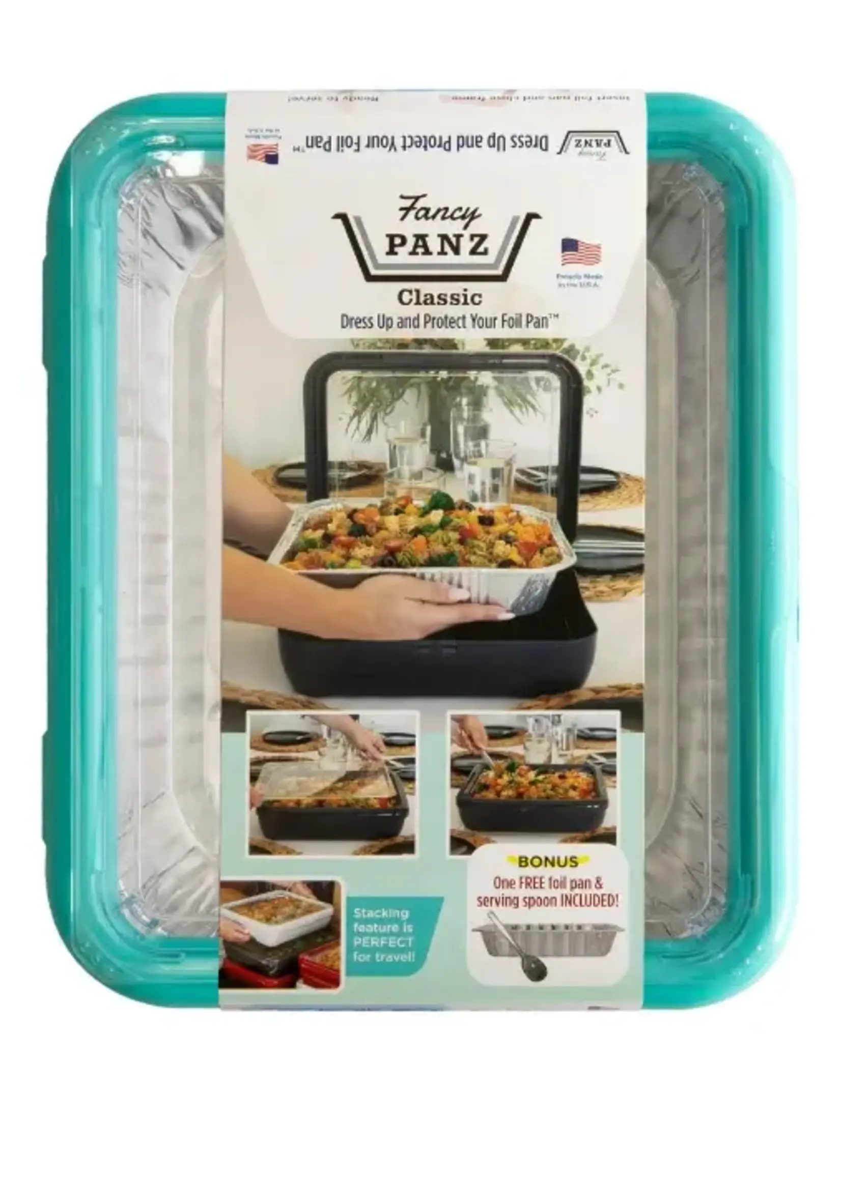Classic Set - Pan Frame w/ Lid & Serving Spoon - Aqua