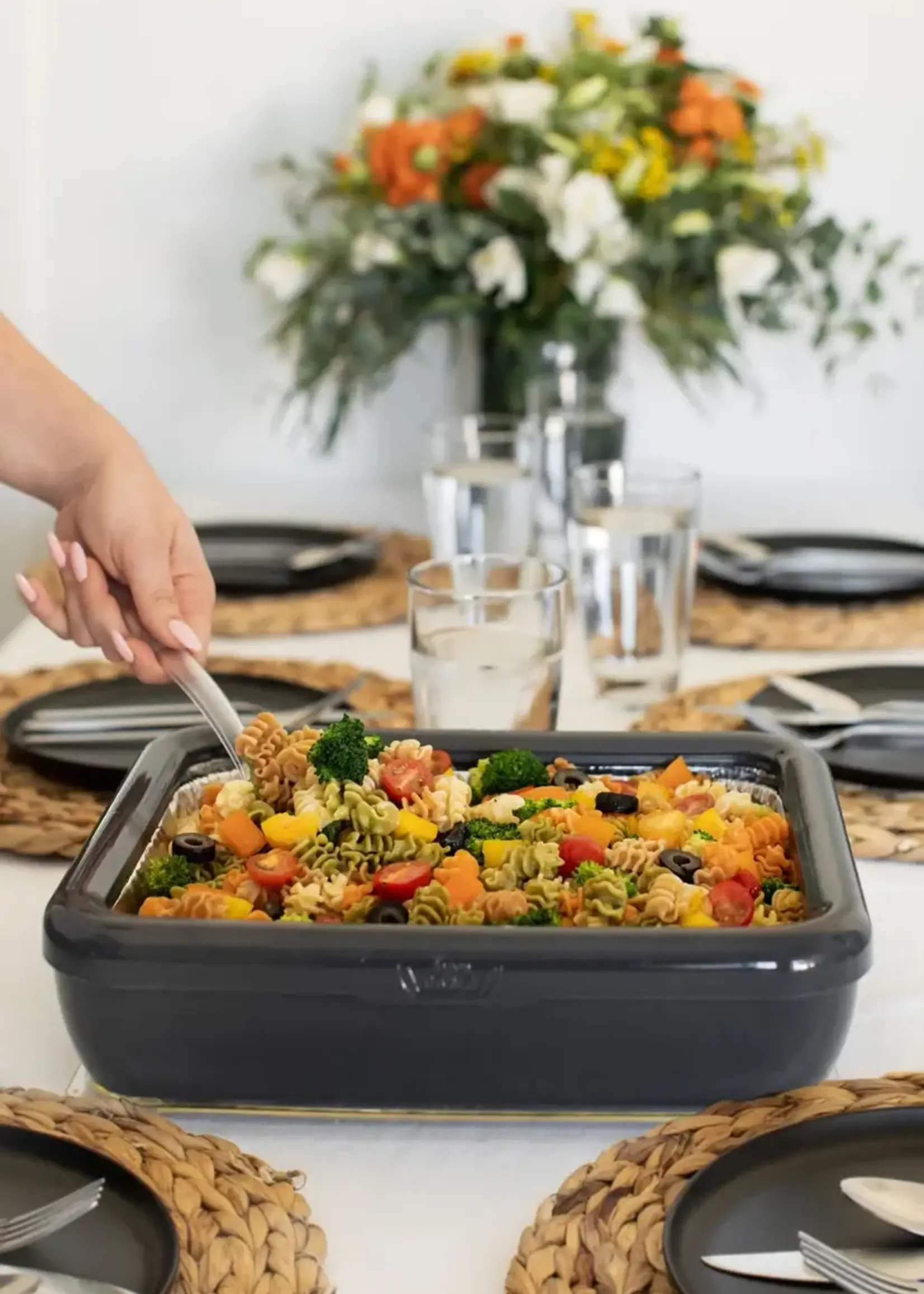 Classic Set - Pan Frame w/ Lid & Serving Spoon - Charcoal
