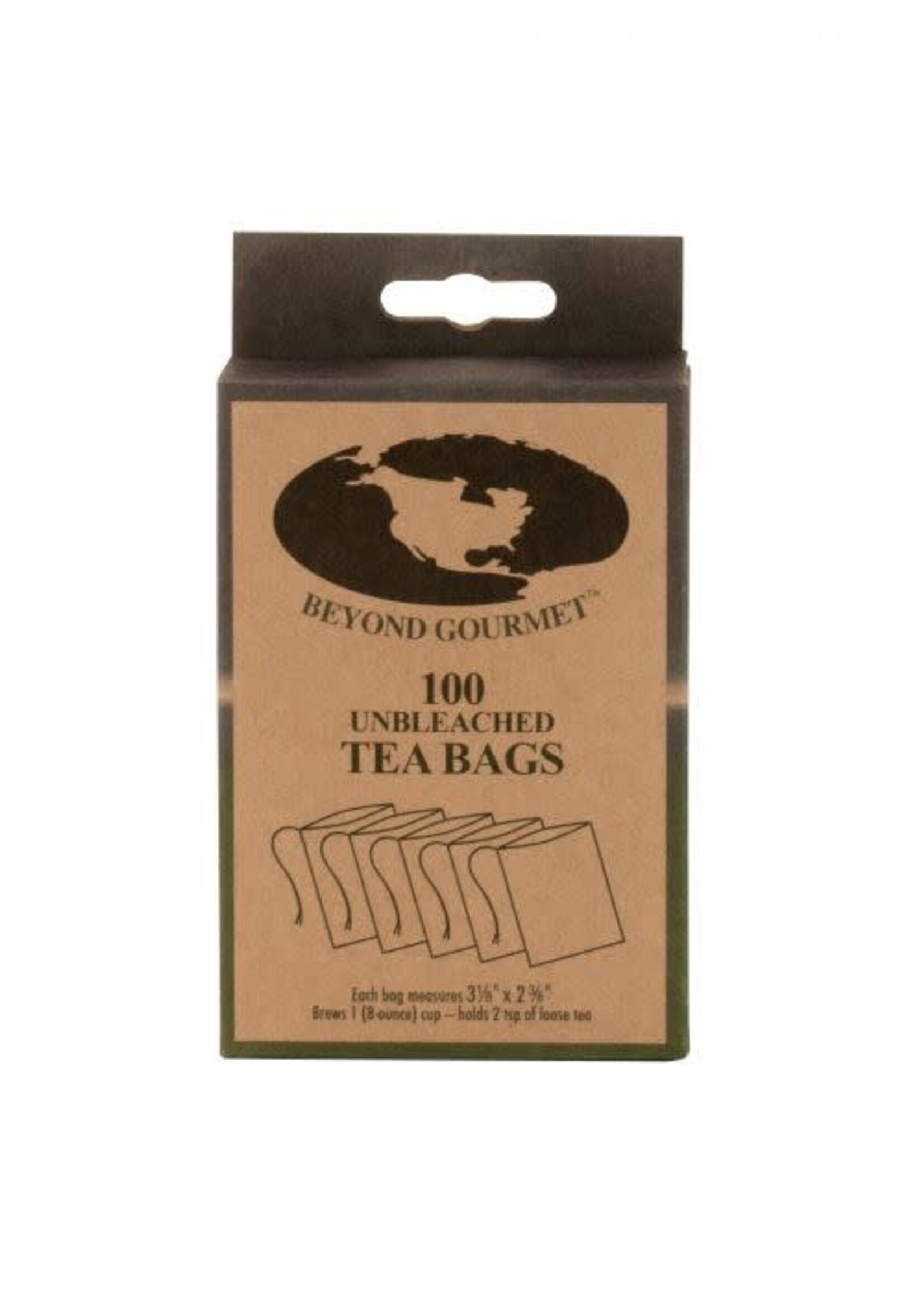 Beyond Gourmet Unbleached Tea Bags 1c s/100