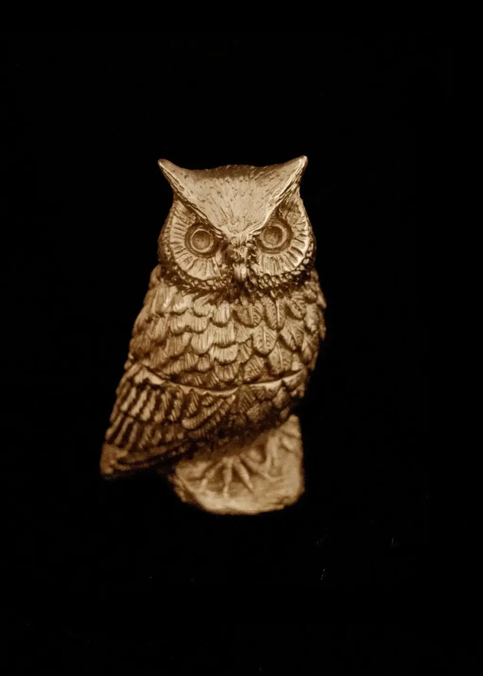 Michael Michaud Table Art Screech Owl Box