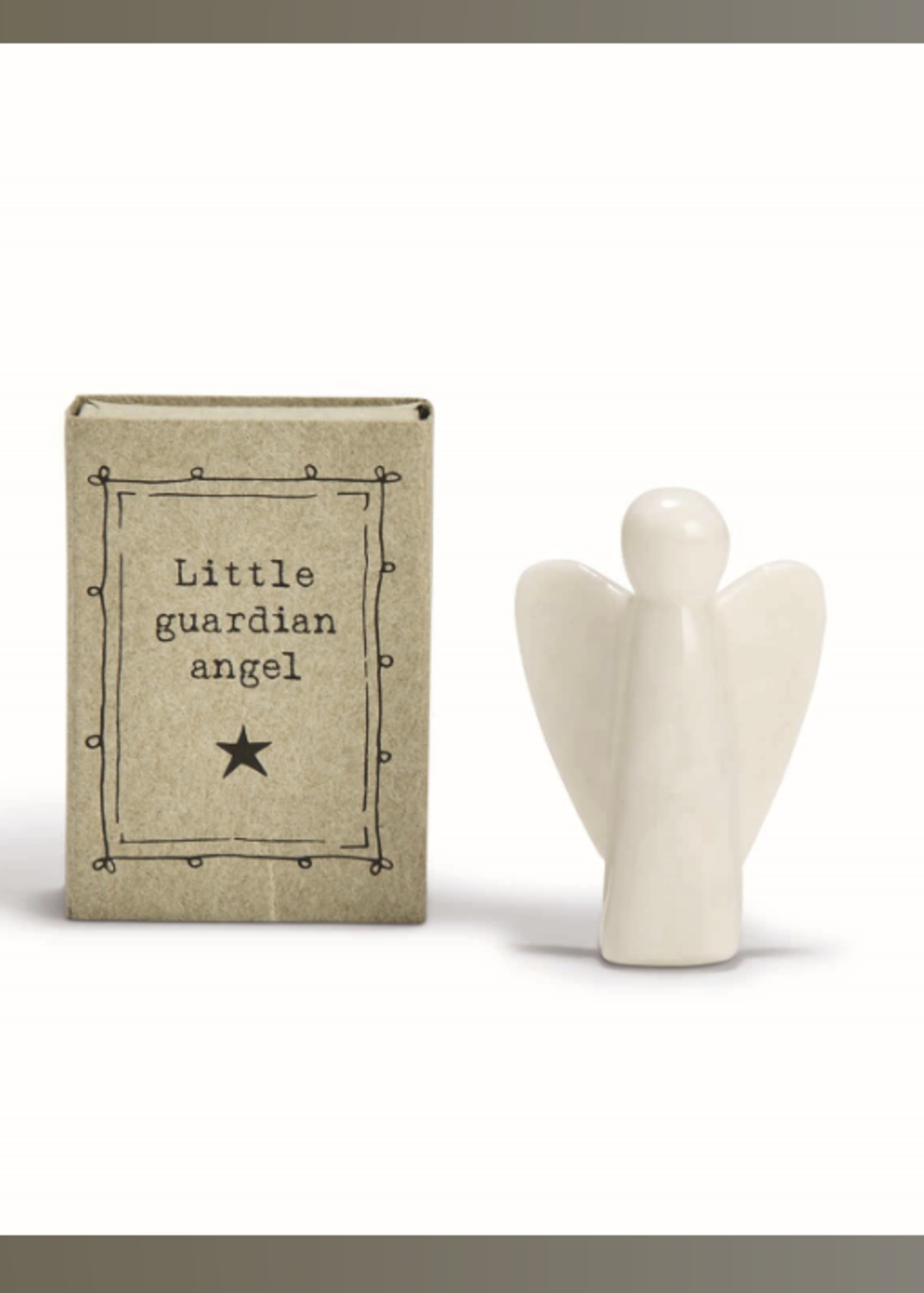 East of India Little Guardian Angel Matchobox in Gift Box