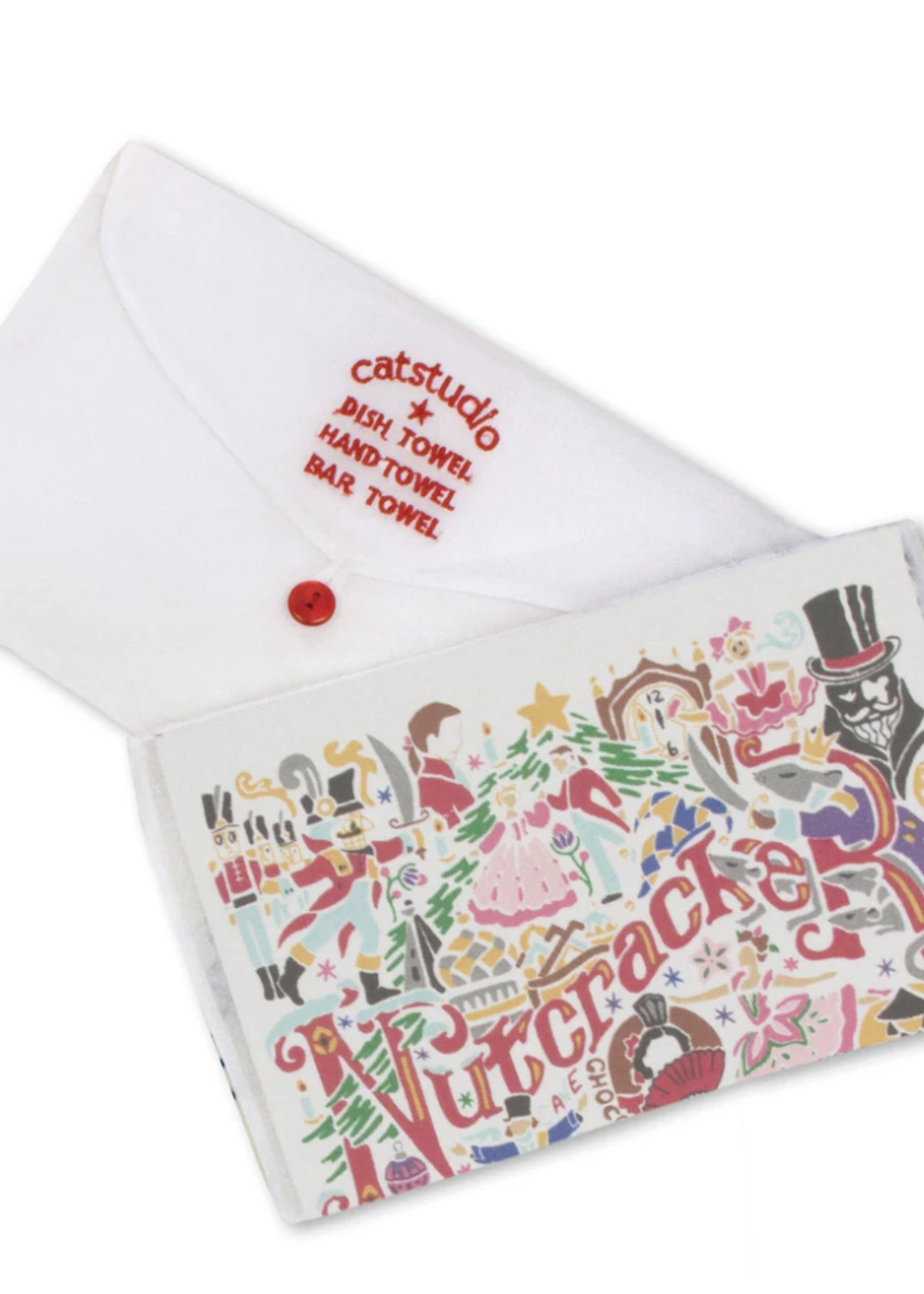 Cat Studio Nutcracker Dish Towel