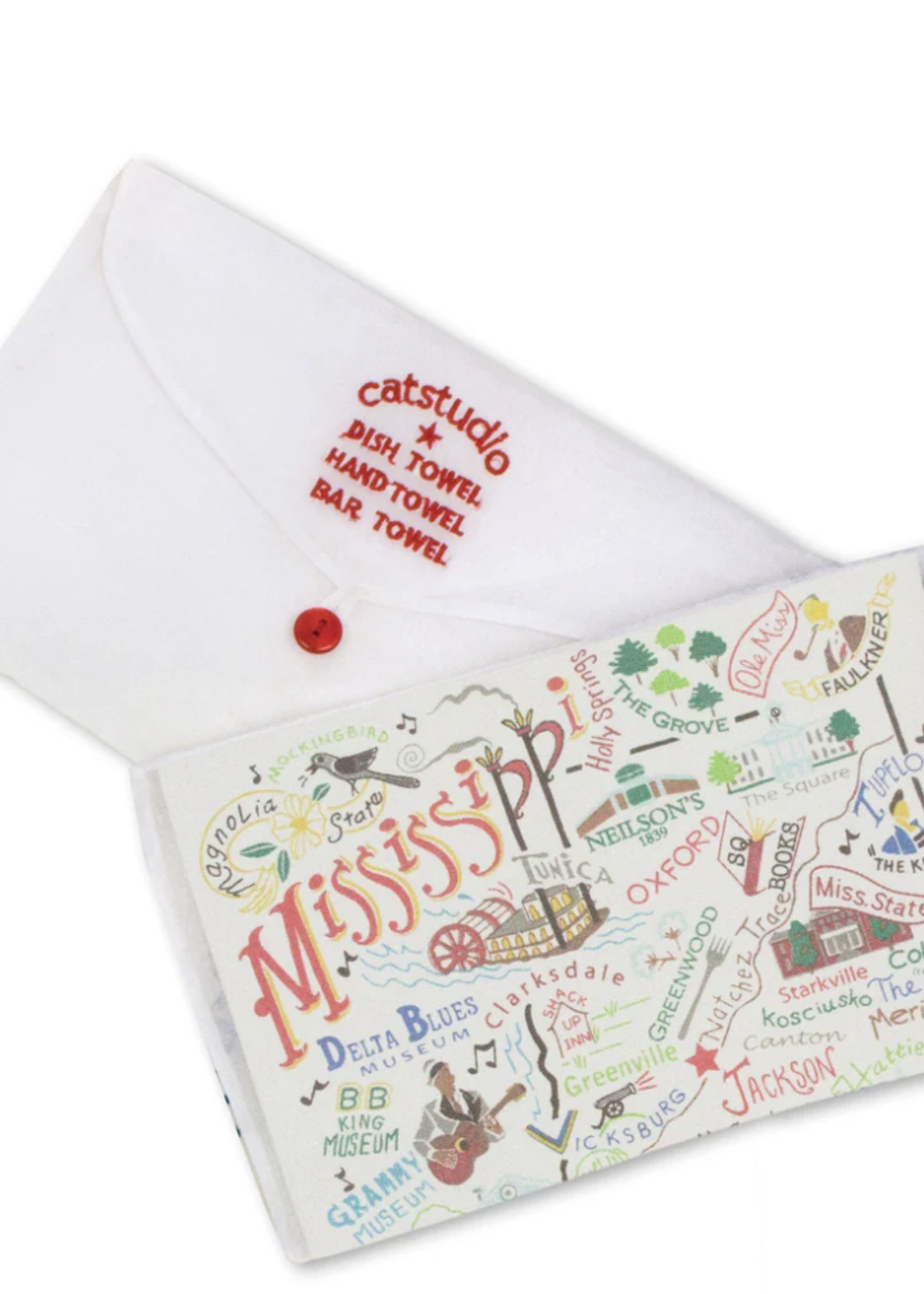 Cat Studio Mississippi Dish Towel