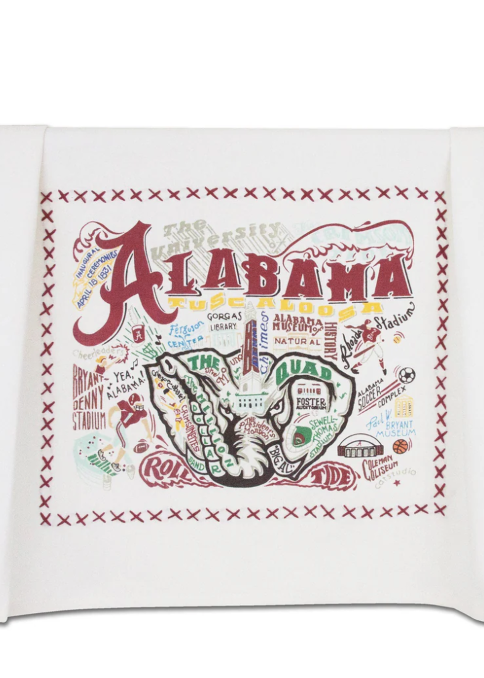 Cat Studio University of Alabama Dish Towel