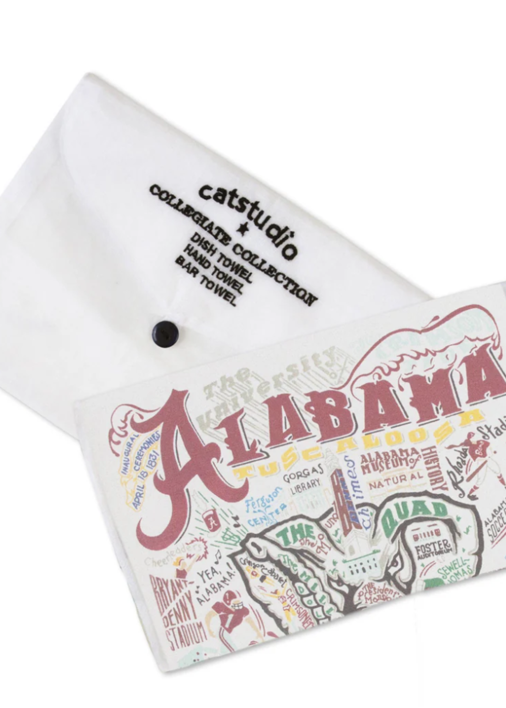 Cat Studio University of Alabama Dish Towel