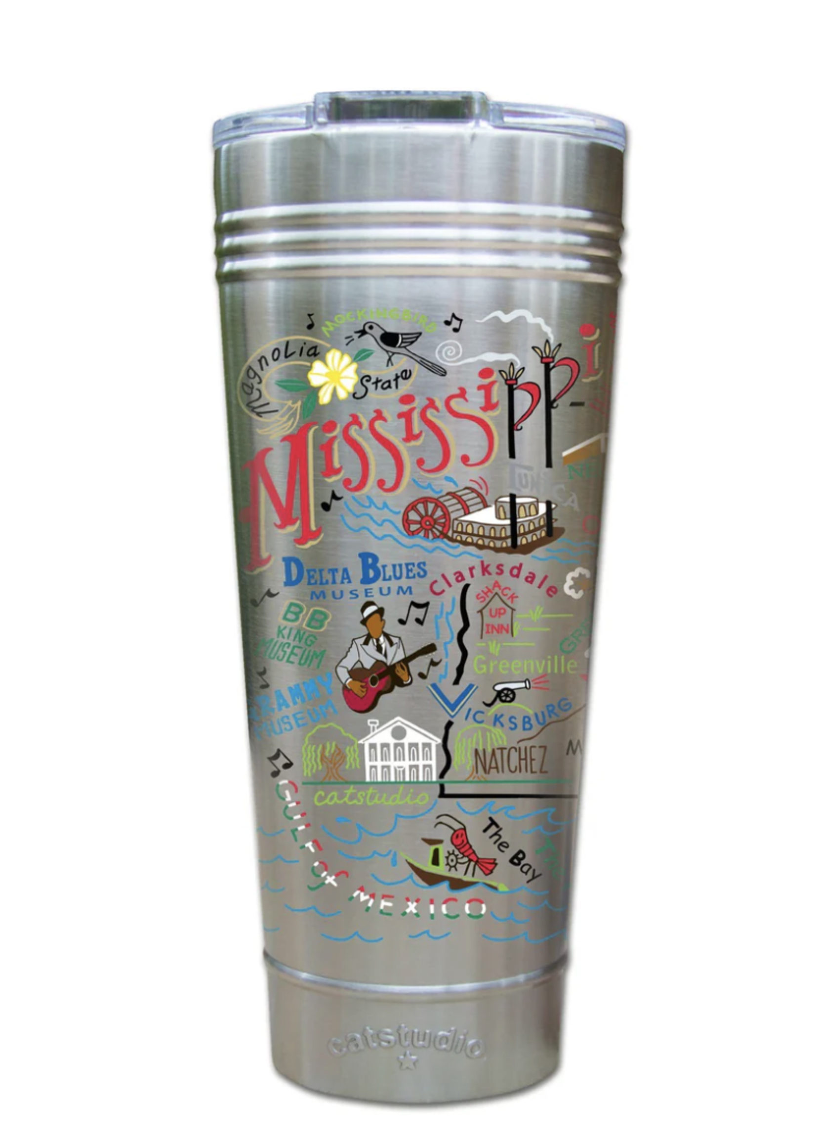 Cat Studio Mississippi Stainless Steel  Thermal Tumbler