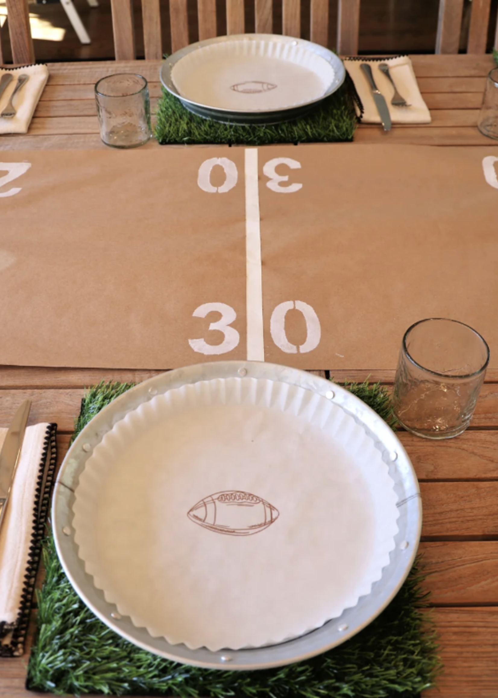 Plate & Pattern Go Team Touchdown Liners pre-form set/40