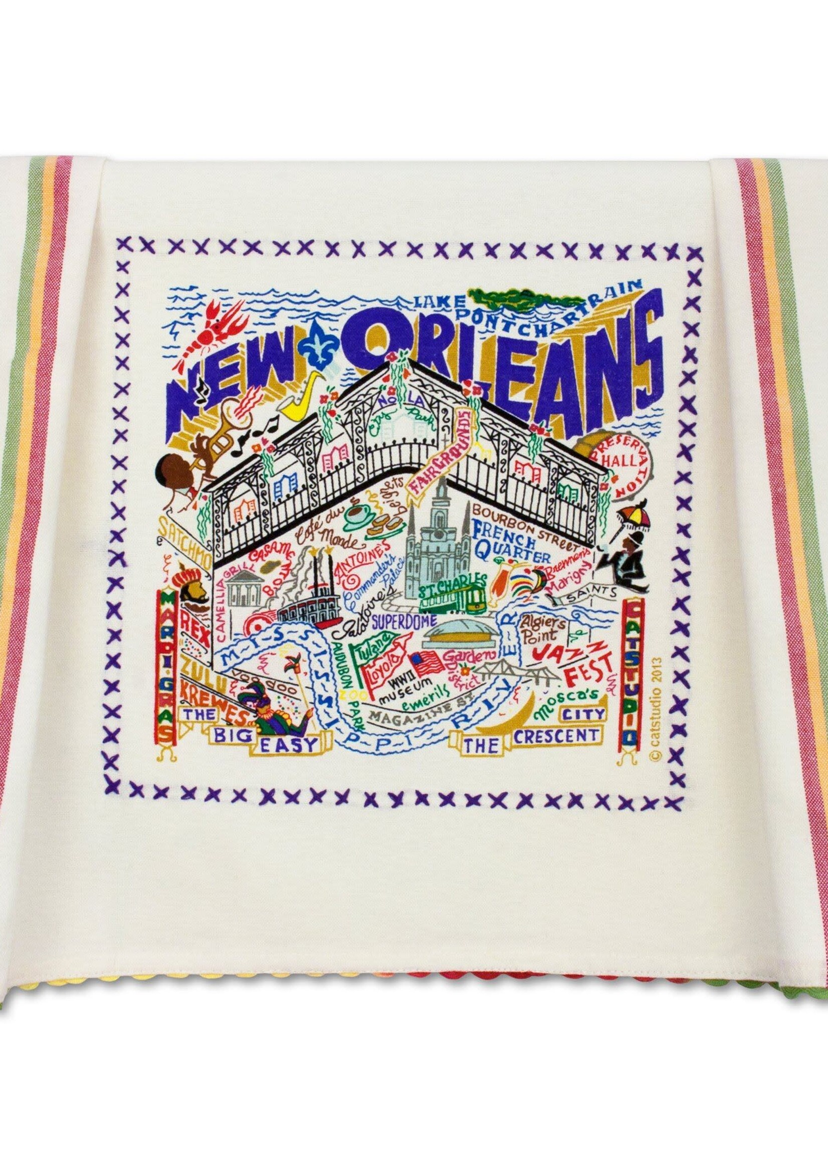 Cat Studio New Orleans Dish Towel