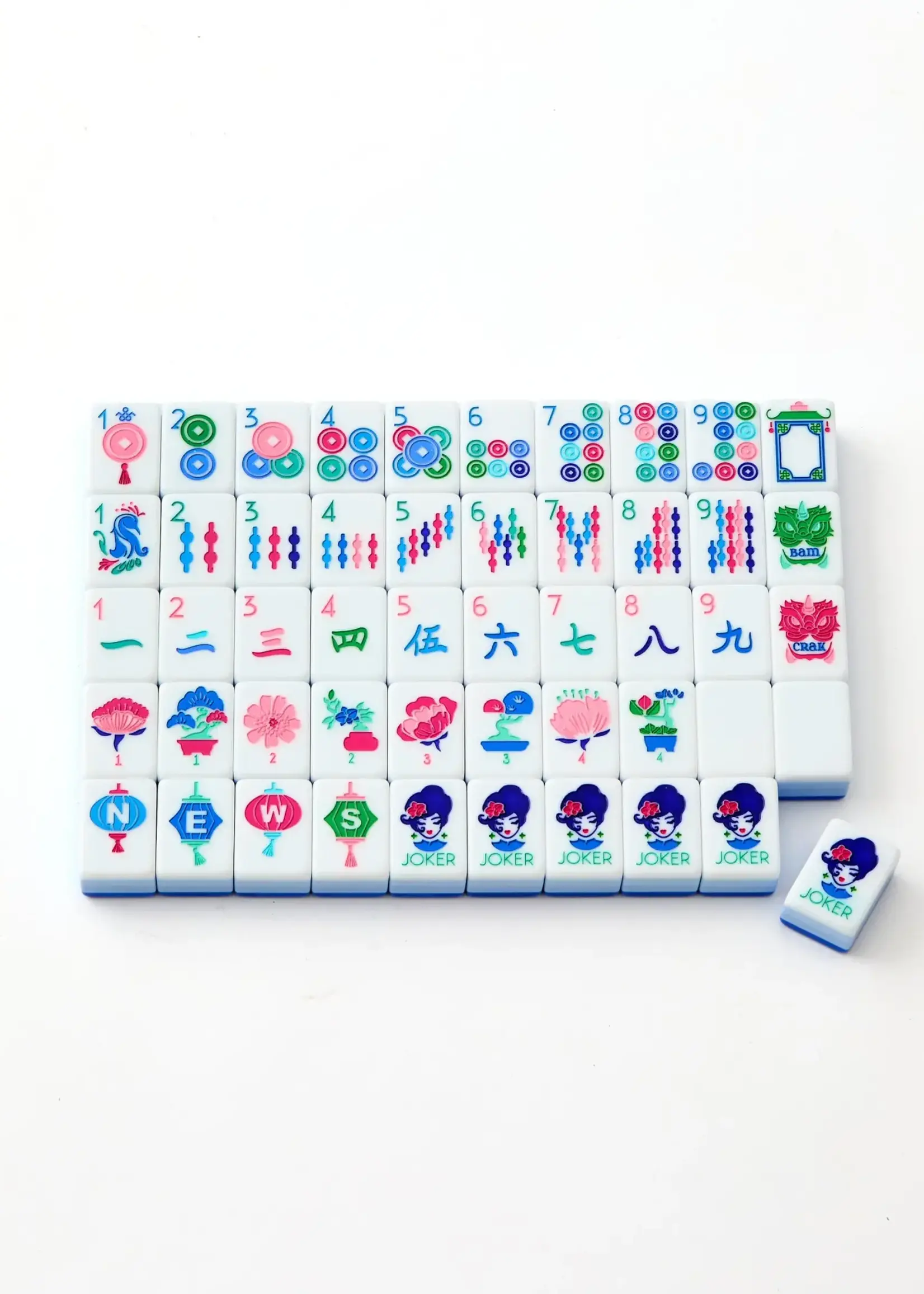 Oh My Mahjong Mahjong Tiles: Lola Blue Ombre