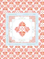 ohmymahjong Pop of Poppy Instructional Mahjong Tablecloth