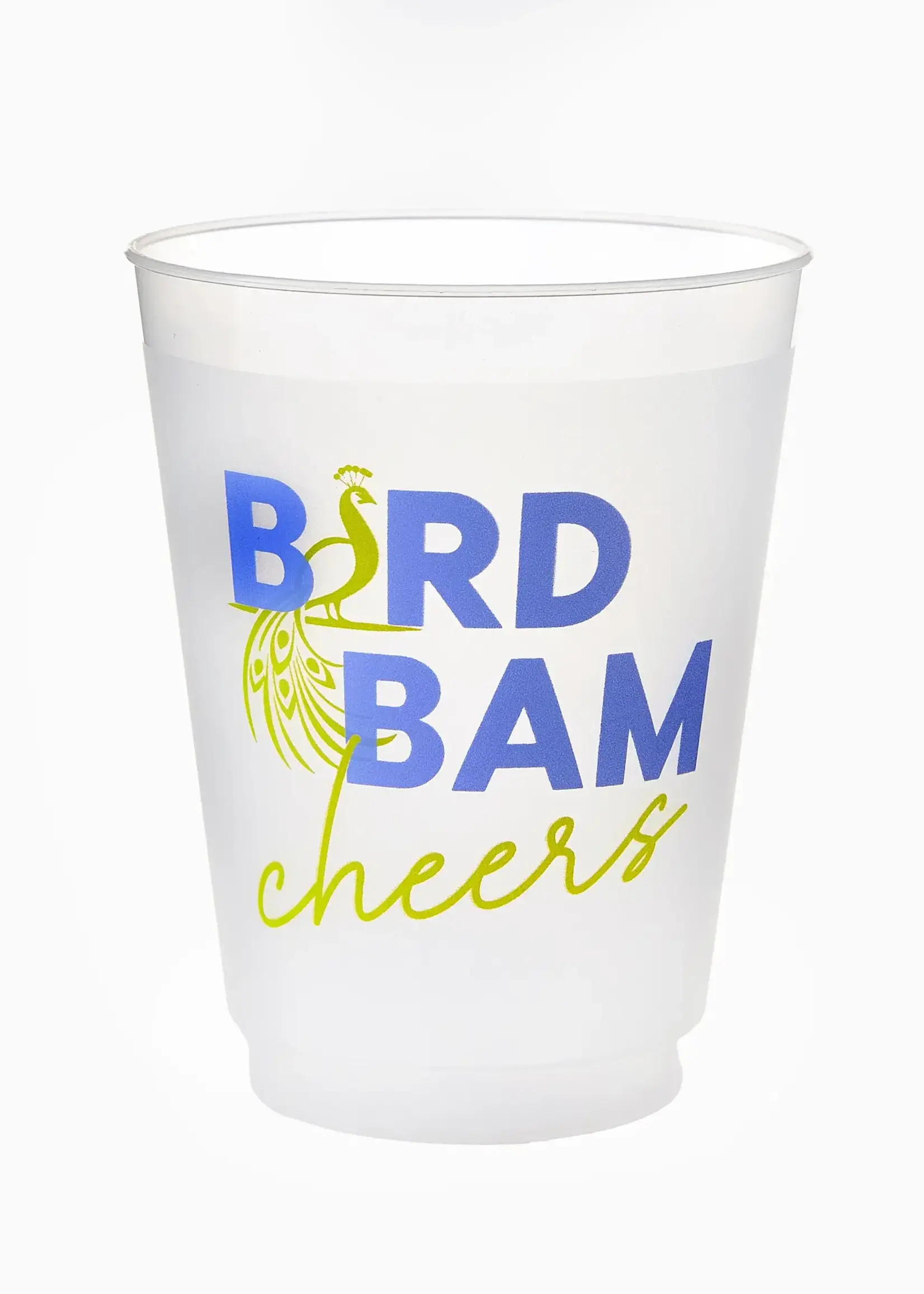 Oh My Mahjong Bird Bam Cheers Frosted Cup