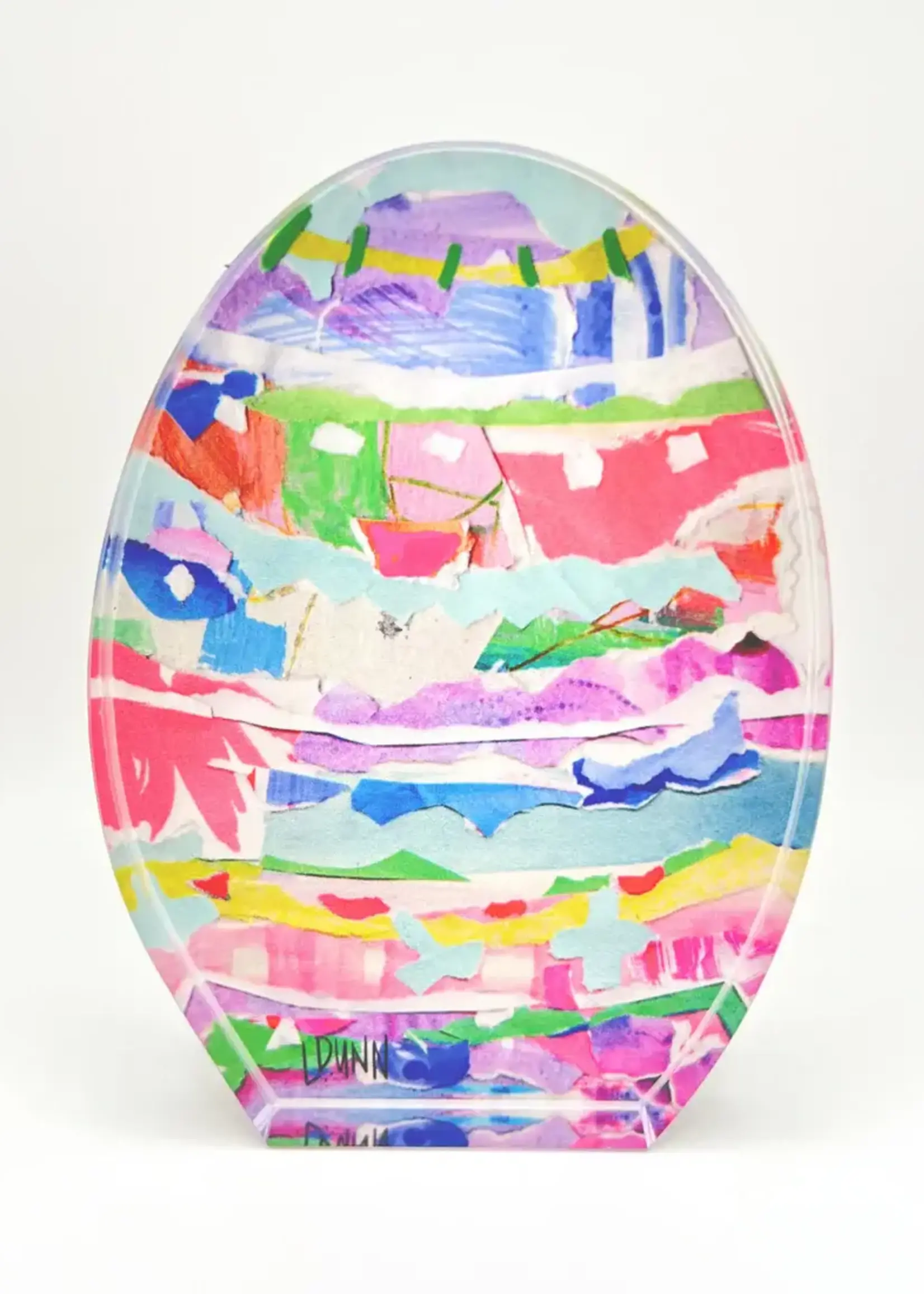 Lauren Dunn Pastel Acrylic Egg