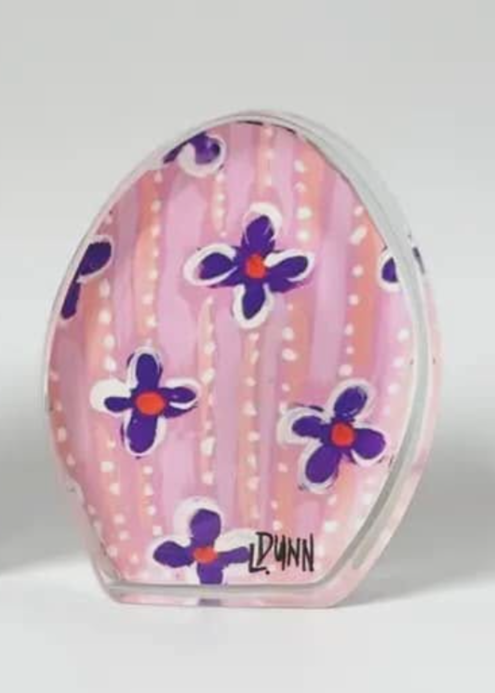 Lauren Dunn Bitty Purple Floral Easter Egg