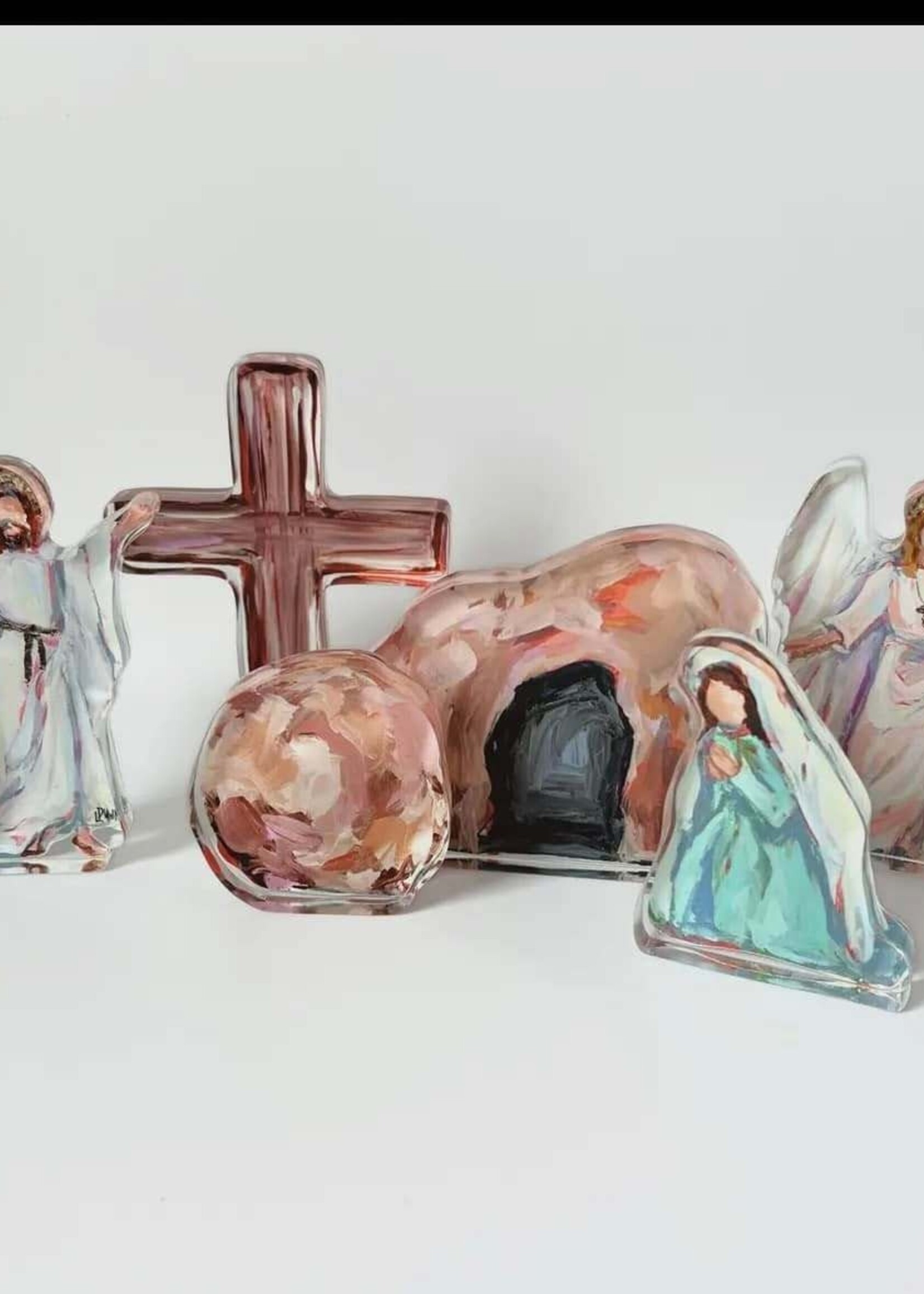 Lauren Dunn Acrylic Rugged Cross