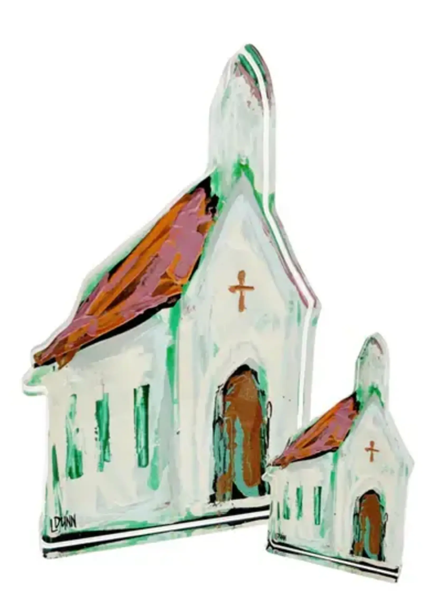 Lauren Dunn Acrylic Copper Top Church