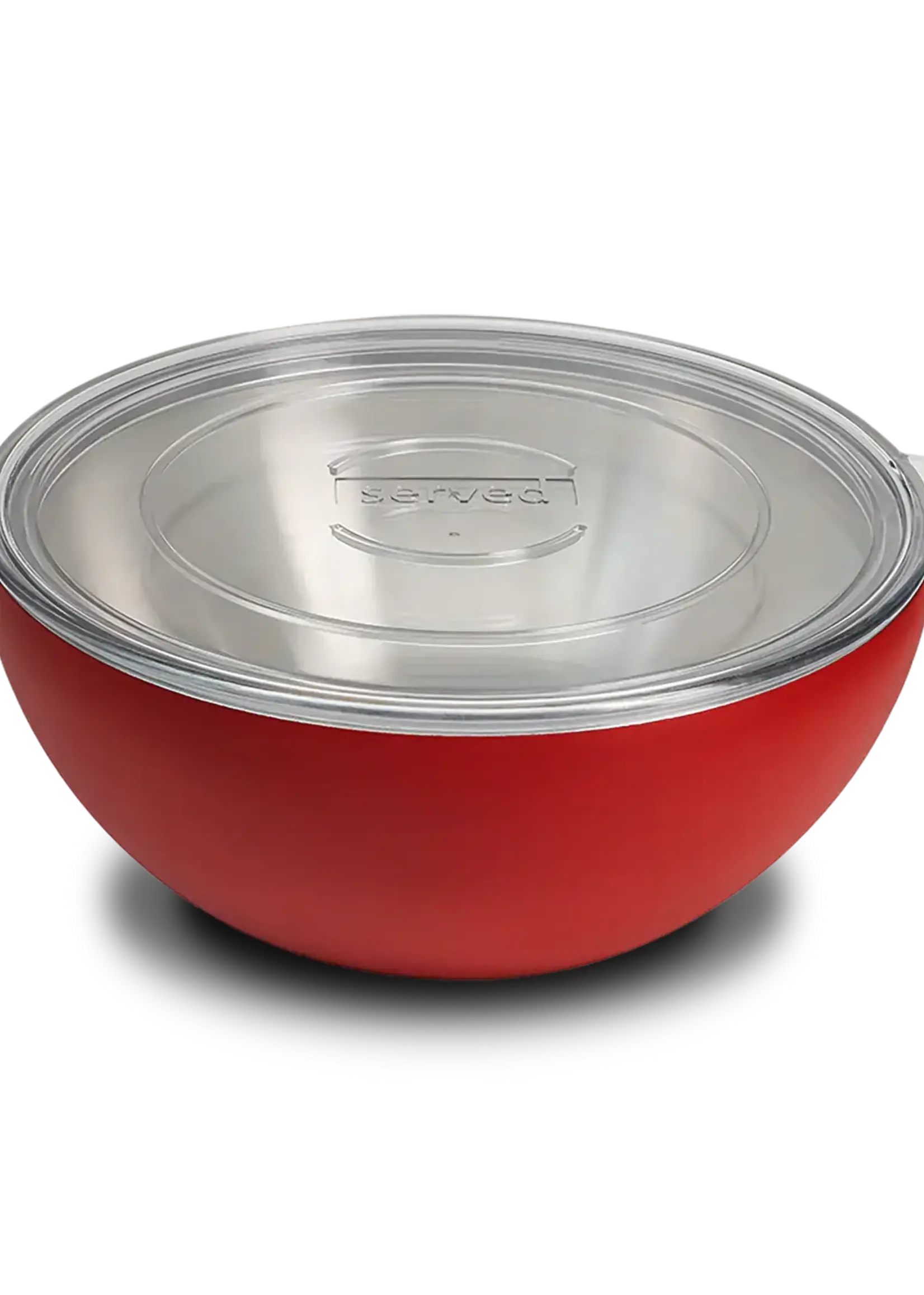 served Large Serving Bowl - Strawberry