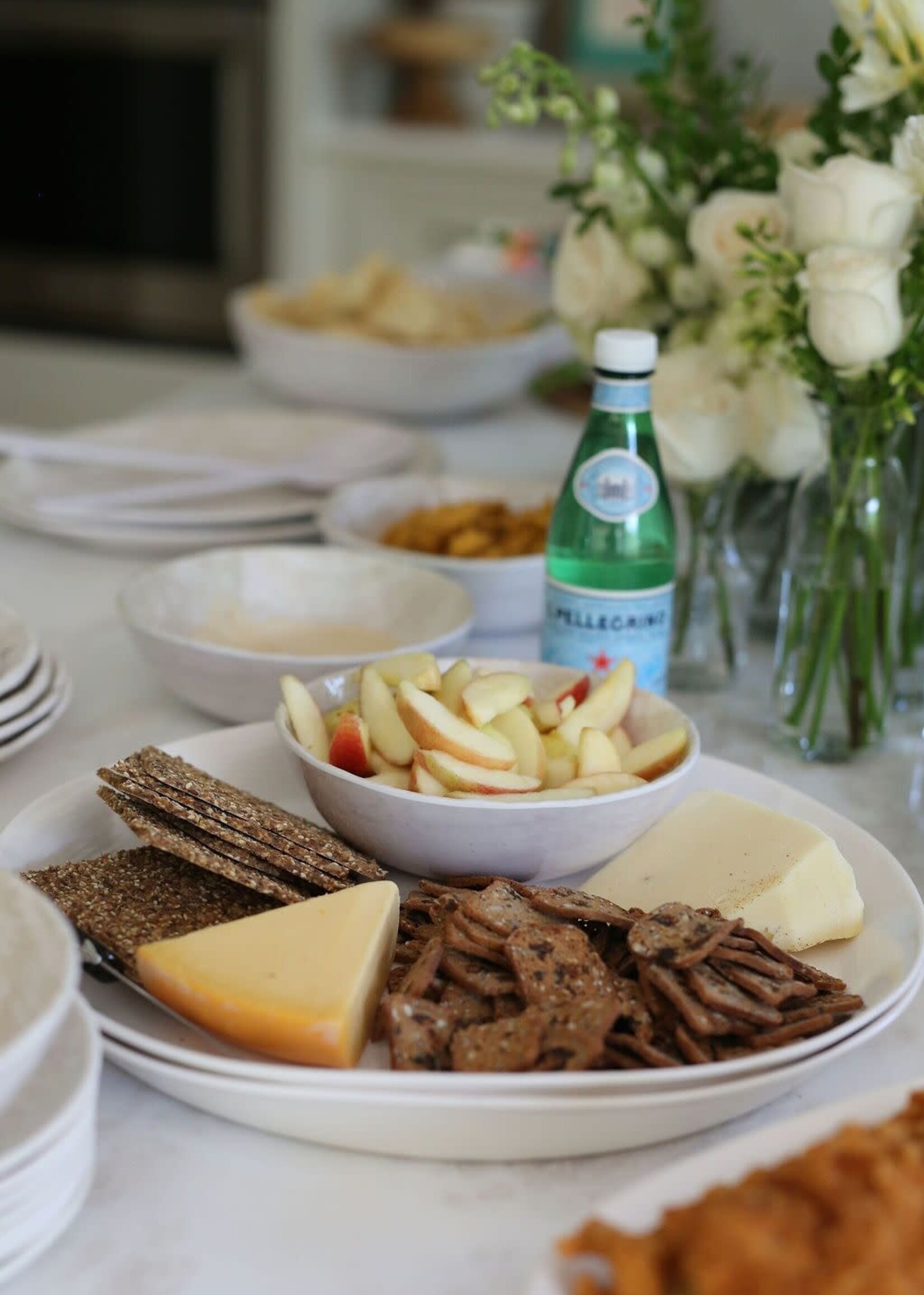 Relish Relish Round Platter Cream