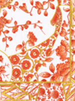 Caspari Luncheon : Gilded Porcelain Coral