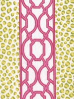 Caspari Cocktail Napkins : Knots and Spots Green/Fuchsia
