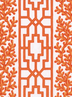 Caspari Cocktail Napkins : Coral and Trellis Coral